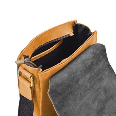 Мужская кожаная сумка через плечо RCam-30271-3md TARWA Песочный