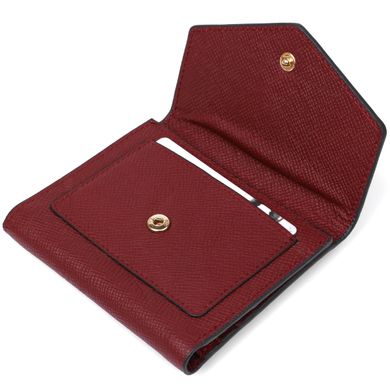 Кожаный женский кошелек Vintage sale_14995 Бордовый
