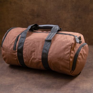 Спортивная сумка текстильная Vintage 20643 Коричневая