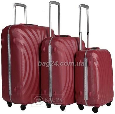 Комплект валіз високої якості Verus Montreal Red 28 ", 24", 20 "