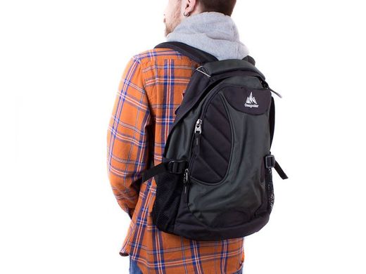 Мужской рюкзак с отделением для ноутбука ONEPOLAR (ВАНПОЛАР) W1307-green Зеленый
