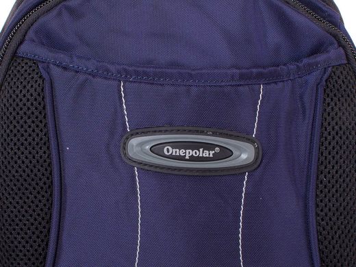 Дитячий рюкзак синього кольору ONEPOLAR W1296-navy, Чорний