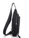 Мужская кожаная сумка-слинг черная Tiding Bag SM8-812A Черный