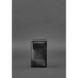 Вертикальная женская кожаная сумка Mini черная поясная/кроссбоди Blanknote BN-BAG-38-1-g