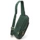 Шкіряний рюкзак слінг на одне плече TARWA RE-0910-4lx  Зелений