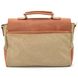 Мужская сумка-портфель из канваса и кожи RBcs-3960-3md TARWA Коньячный