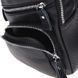 Мужской черный рюкзак из натуральной кожи Borsa Leather K15026 с карманами