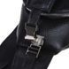 Мужской черный рюкзак из натуральной кожи Borsa Leather K15026 с карманами