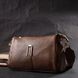 Женская стильная сумка через плече из натуральной кожи Vintage 22288 Бежевая