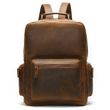 Рюкзак винтажный для ноутбука Vintage 14712 кожаный Коричневый