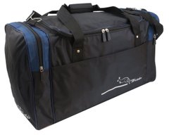 Дорожня сумка 60 л Wallaby 430-2 чорна з синім