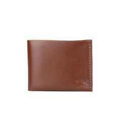 Натуральный кожаный кошелек Mini светло-коричневый Blanknote TW-W-Mini-kon-ksr