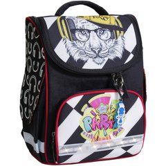 Рюкзак школьный каркасный с фонариками Bagland Успех 12 л. черный 175k (00551703) 80213806