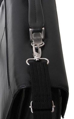 Портфель мужской кожаный Vip Collection 52363A, Черный