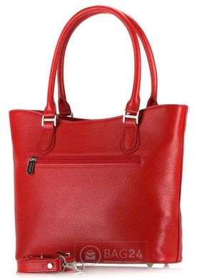 Яркая женская сумка из натуральной кожи красного цвета WITTCHEN 36-4-025-3, Красный