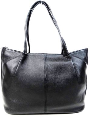 Классическая женская кожаная сумка Giorgio Ferretti черная