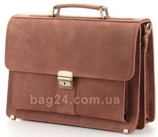 Эксклюзивный мужской портфель из винтажной кожи 12190