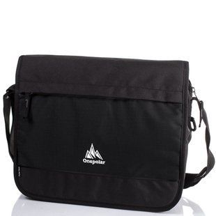 Чоловіча спортивна сумка ONEPOLAR (ВАНПОЛАР) W5004-black Чорний