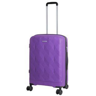 Чемодан дорожный средний Vip Collection Capri фиолетовый 63л полипропилен (Capri 24 Violet) vcCapri.24.Violet