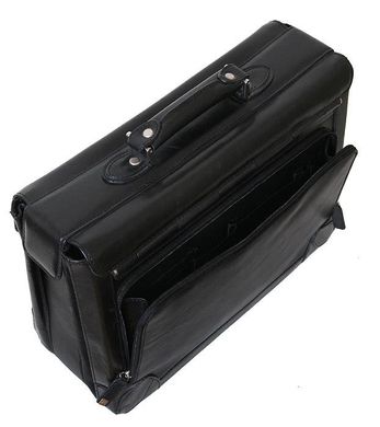 Добротний чоловічий портфель Vip Collection 279A, Чорний