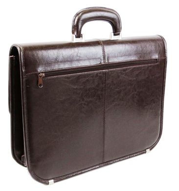 Чоловічий портфель з еко шкіри JPB, TE-40 коричневий