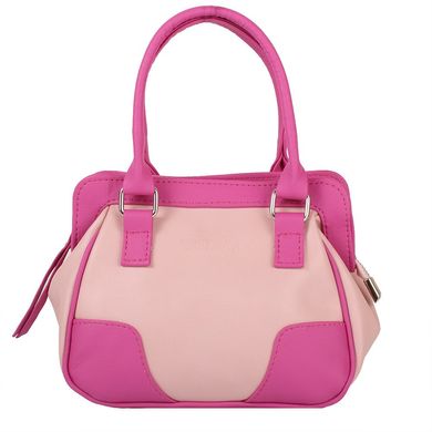 Жіноча сумка з якісного шкірозамінника LASKARA (Ласкарєв) LK-10247-pink-fuchia Рожевий