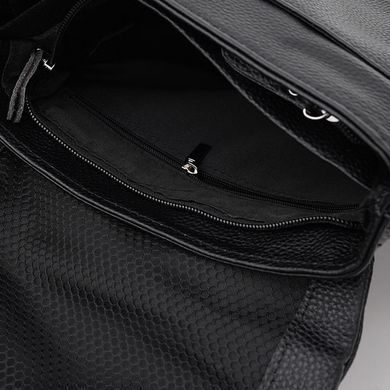 Чоловіча шкіряна сумка Borsa Leather K13658bl-black