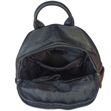 Женский черный кожаный рюкзак Olivia Leather F-FL-NWBP27-010A Черный
