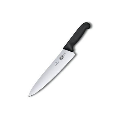 Ніж для нарізання Victorinox FIBROX 25 см Чорний 5.2003.25