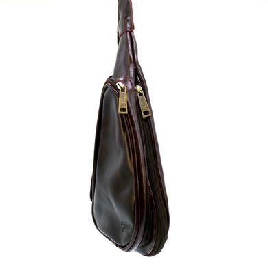 Мини-рюкзак из натуральной кожи на одно плечо GM-3026-3md TARWA Марсала