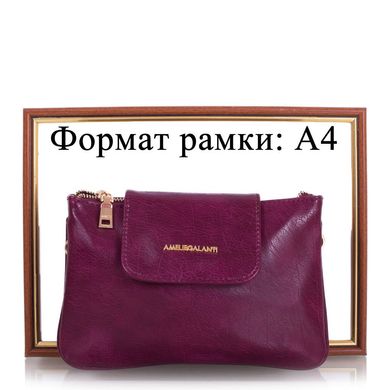 Женская сумка-клатч из качественого кожезаменителя AMELIE GALANTI (АМЕЛИ ГАЛАНТИ) A991337-dark-red Бордовый