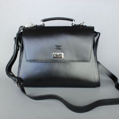 Женская кожаная сумка Classic черная Blanknote TW-Classic-black-ksr