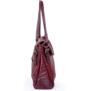Женская сумка из качественного кожезаменителя LASKARA (ЛАСКАРА) LK10188-wine Бордовый