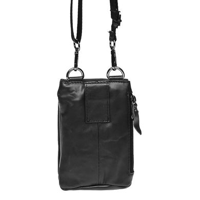 Чоловіча шкіряна сумка через плече Keizer K1702-black