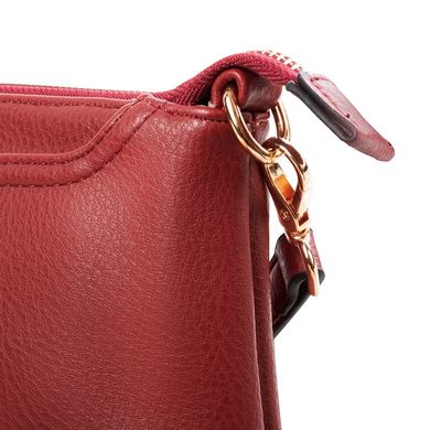 Жіноча сумка-клатч з якісного шкірозамінника AMELIE GALANTI (АМЕЛИ Галант) A991457-red Бордовий