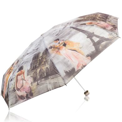 Зонт женский компактный облегченный механический TRUST (ТРАСТ) ZTR58475-1616 Серый