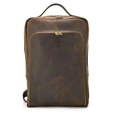 Шкіряний рюкзак для ноутбука 14" RC-1239-4lx TARWA crazy horse Коричневий