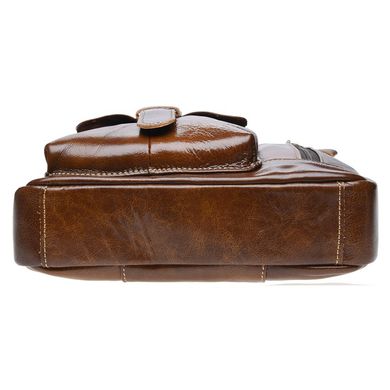 Чоловіча шкіряна сумка через плече Borsa Leather K15027-brown