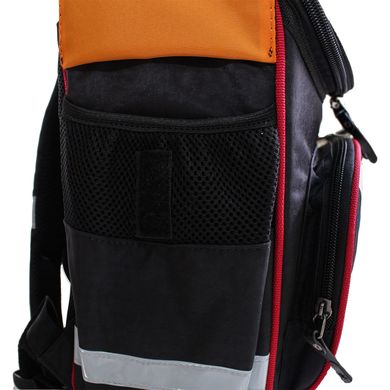 Рюкзак школьный каркасный с фонариками Bagland Успех 12 л. черный 175k (00551703) 80213806