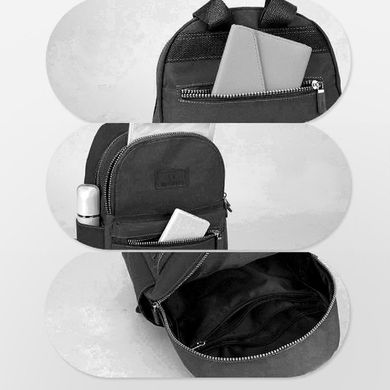 Женский текстильный рюкзак Confident WT1-366A Черный