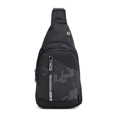 Чоловічий рюкзак через плече Monsen C17037bl-black