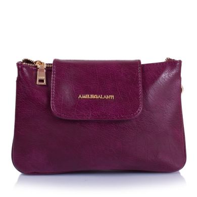 Жіноча сумка-клатч з якісного шкірозамінника AMELIE GALANTI (АМЕЛИ Галант) A991337-dark-red Бордовий