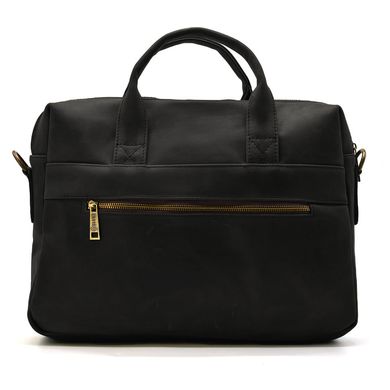 Чоловіча чорна шкіряна сумка для ноутбука RA-7122-3md TARWA Чорний
