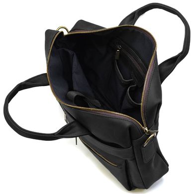 Чоловіча чорна шкіряна сумка для ноутбука RA-7122-3md TARWA Чорний