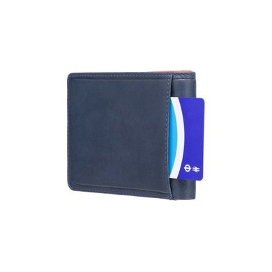Гаманець чоловічий Visconti PLR72 Segesta c RFID (Steel Blue-Orange)