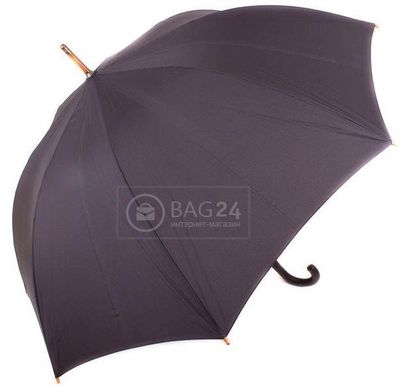 Елегантна парасолька-тростина для чоловіків, напівавтомат ZEST Z41650, Чорний