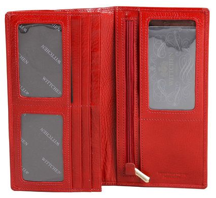 Кожаный кошелек европейского качества Wittchen, Красный
