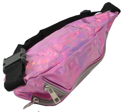 Голограмная сумк на пояс из кожзаменителя Loren SS113 pink