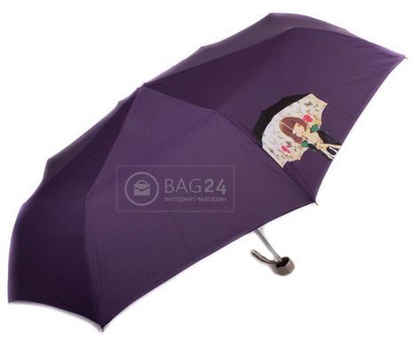 Механический женский зонт, компактный AIRTON Z3512-3, Фиолетовый
