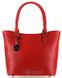 Яскрава жіноча сумка з натуральної шкіри червоного кольору WITTCHEN 36-4-025-3, Червоний